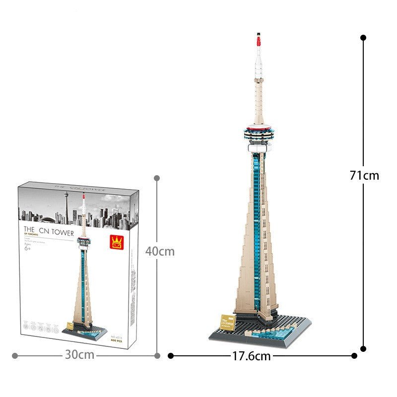 World Famous Architecture Street View Small Particle Assembling Building Blocks - 0 - LumeraKids