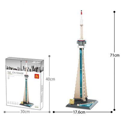 World Famous Architecture Street View Small Particle Assembling Building Blocks - 0 - LumeraKids