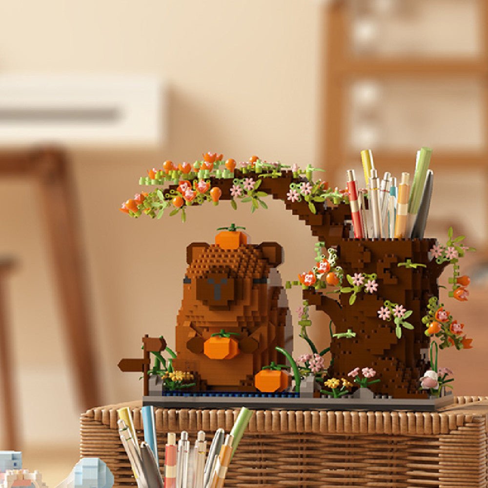 Micro-particle Building Blocks Kappabala Cute Pen Holder - 0 - LumeraKids